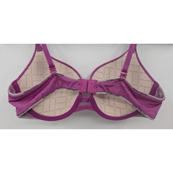 Victoria's Secret Bra 34B Violet Heather Padded Perfect Coverage - Picture 4 of 6